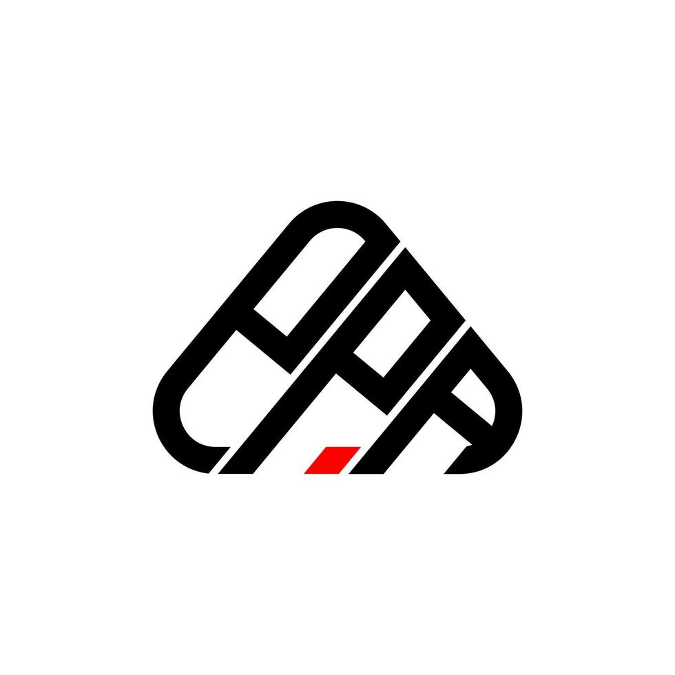 ppa letter logo kreatives design mit vektorgrafik, ppa einfaches und modernes logo. vektor