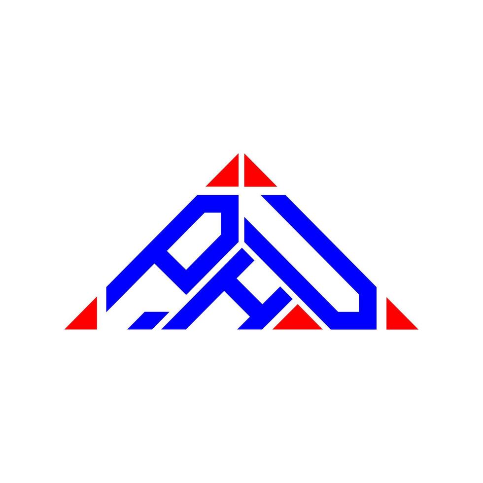 phu letter logo kreatives Design mit Vektorgrafik, phu einfaches und modernes Logo. vektor