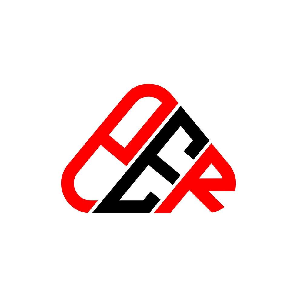 per brev logotyp kreativ design med vektor grafisk, per enkel och modern logotyp.