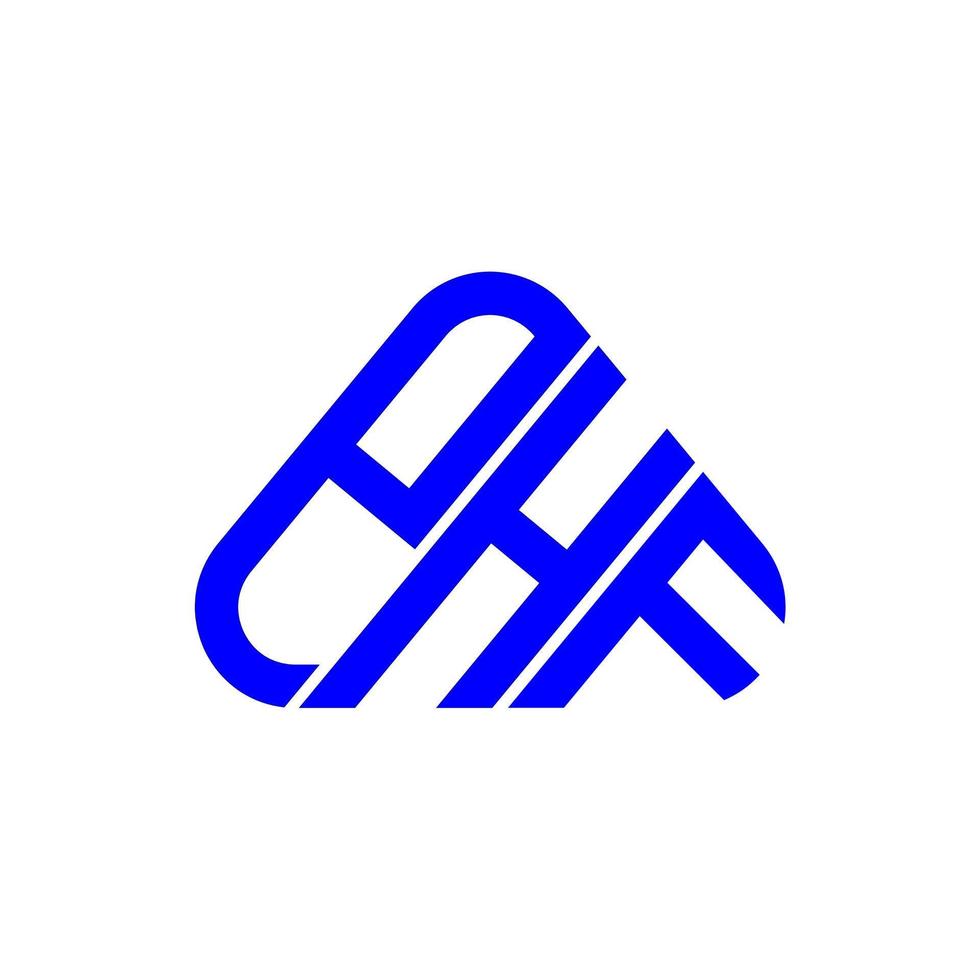 phf brev logotyp kreativ design med vektor grafisk, phf enkel och modern logotyp.