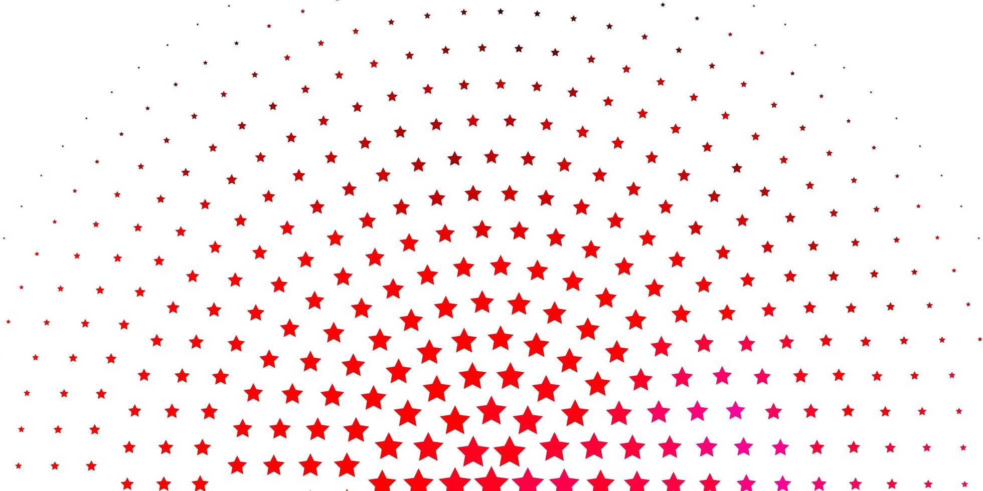hellrosa Muster mit abstrakten Sternen. vektor