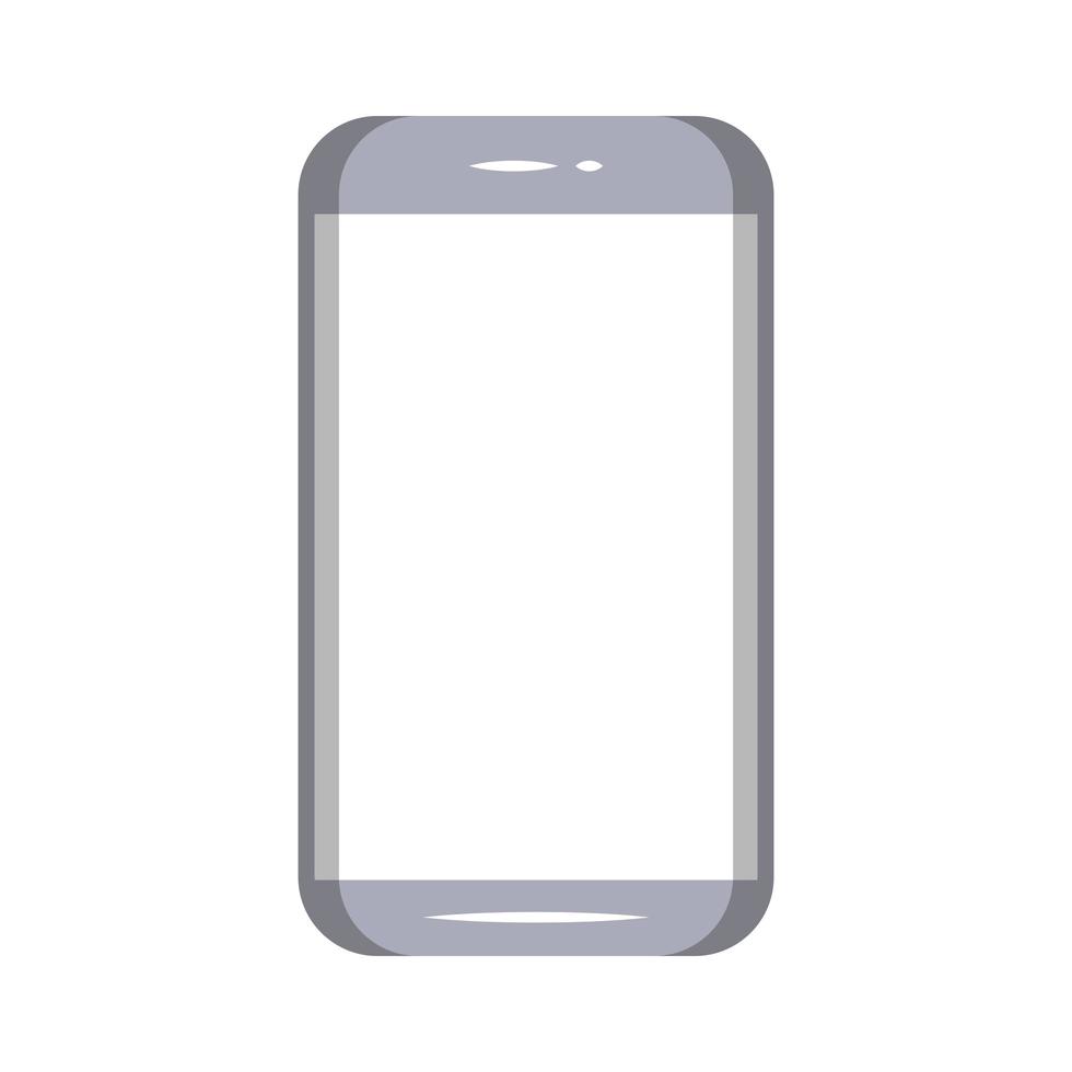 smartphone mobil teknik isolerad ikon vektor