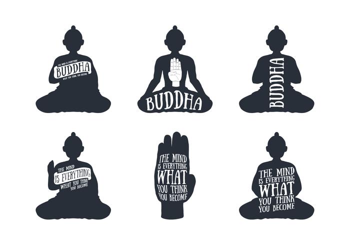 Buddha Handgezeichnete Vektoren