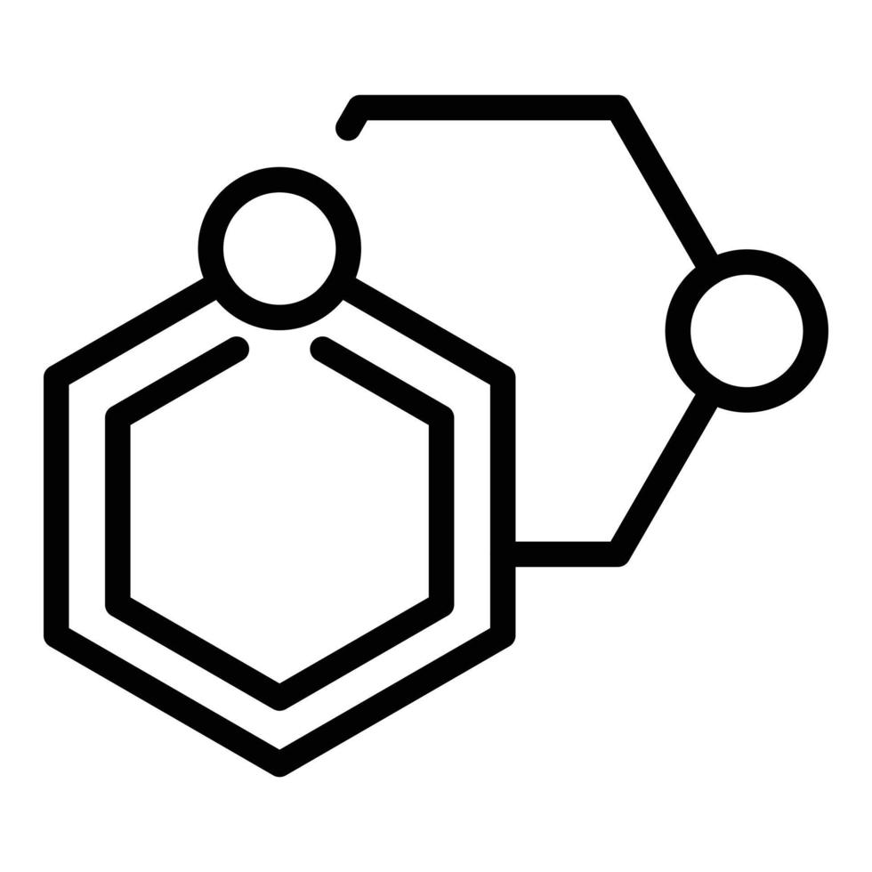 Symbol für modifizierte Nahrungszellen, Umrissstil vektor