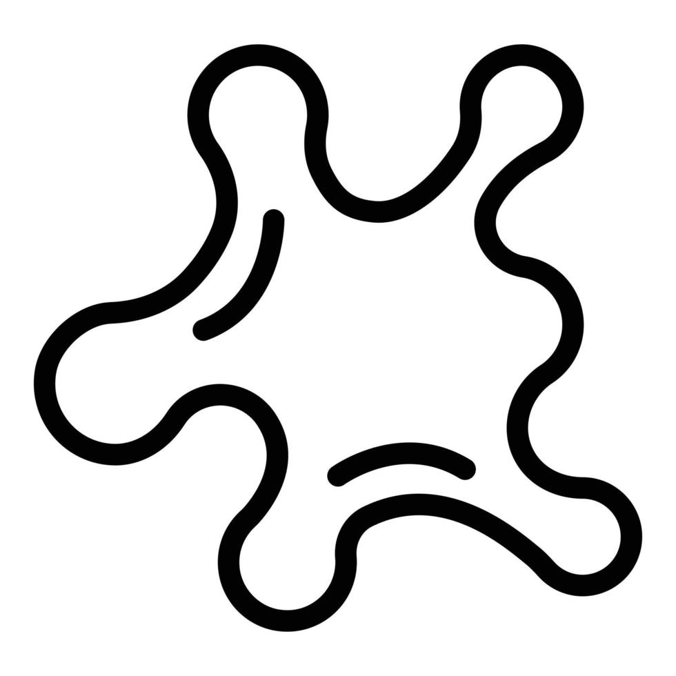 Milchspritzer-Symbol, Umrissstil vektor