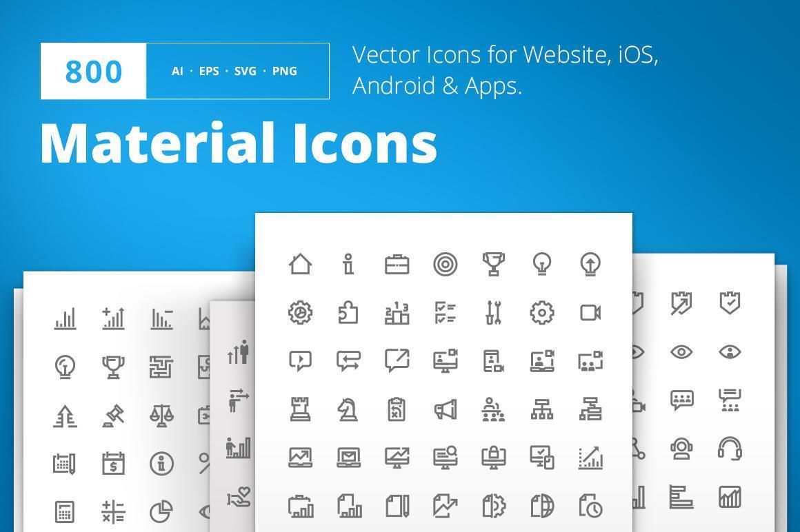 materialdesign pixel perfekta ikoner set vektor