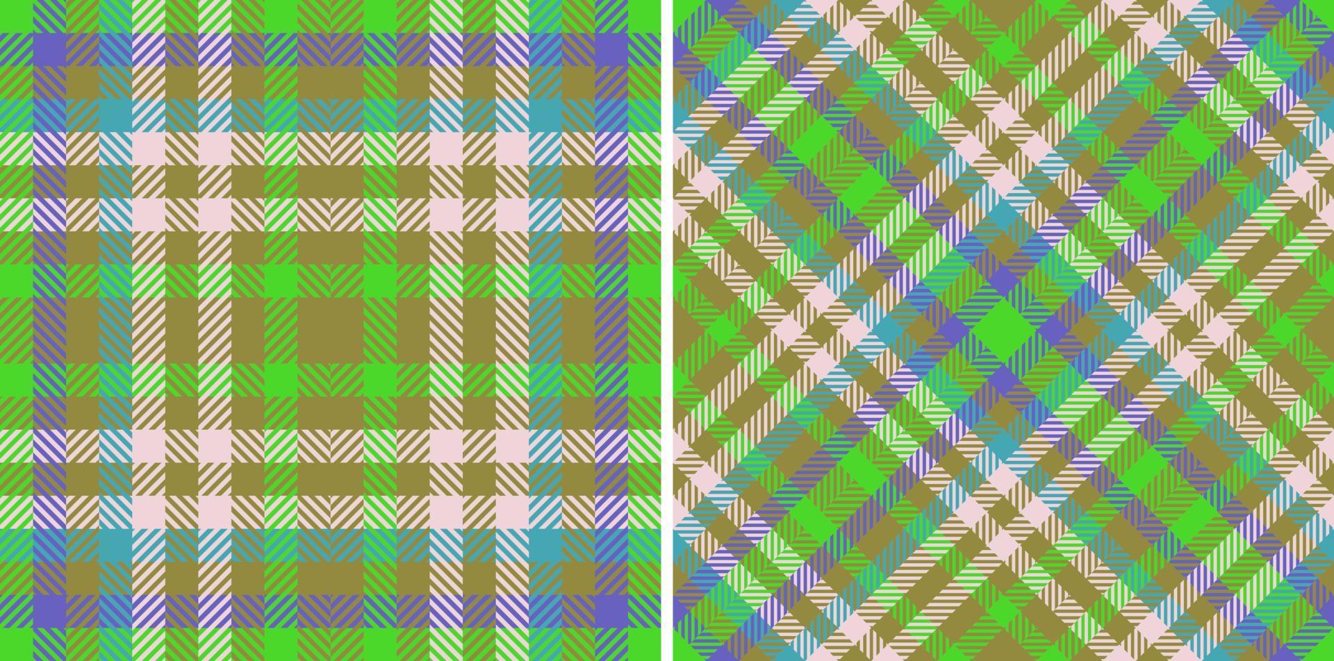 kariertes Textil nahtlos. Muster Textur Hintergrund. Stoff-Tartan-Check-Vektor. vektor