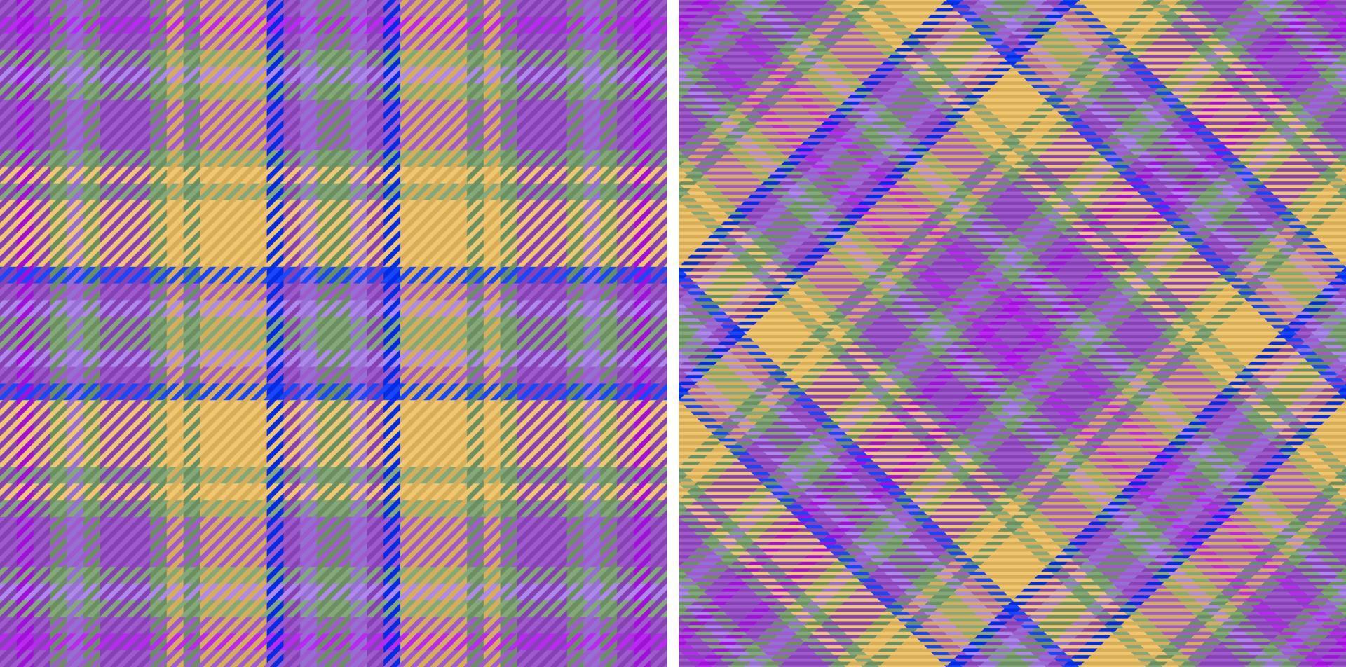 bakgrund tartan vektor. textur mönster kolla upp. sömlös tyg textil- pläd. vektor