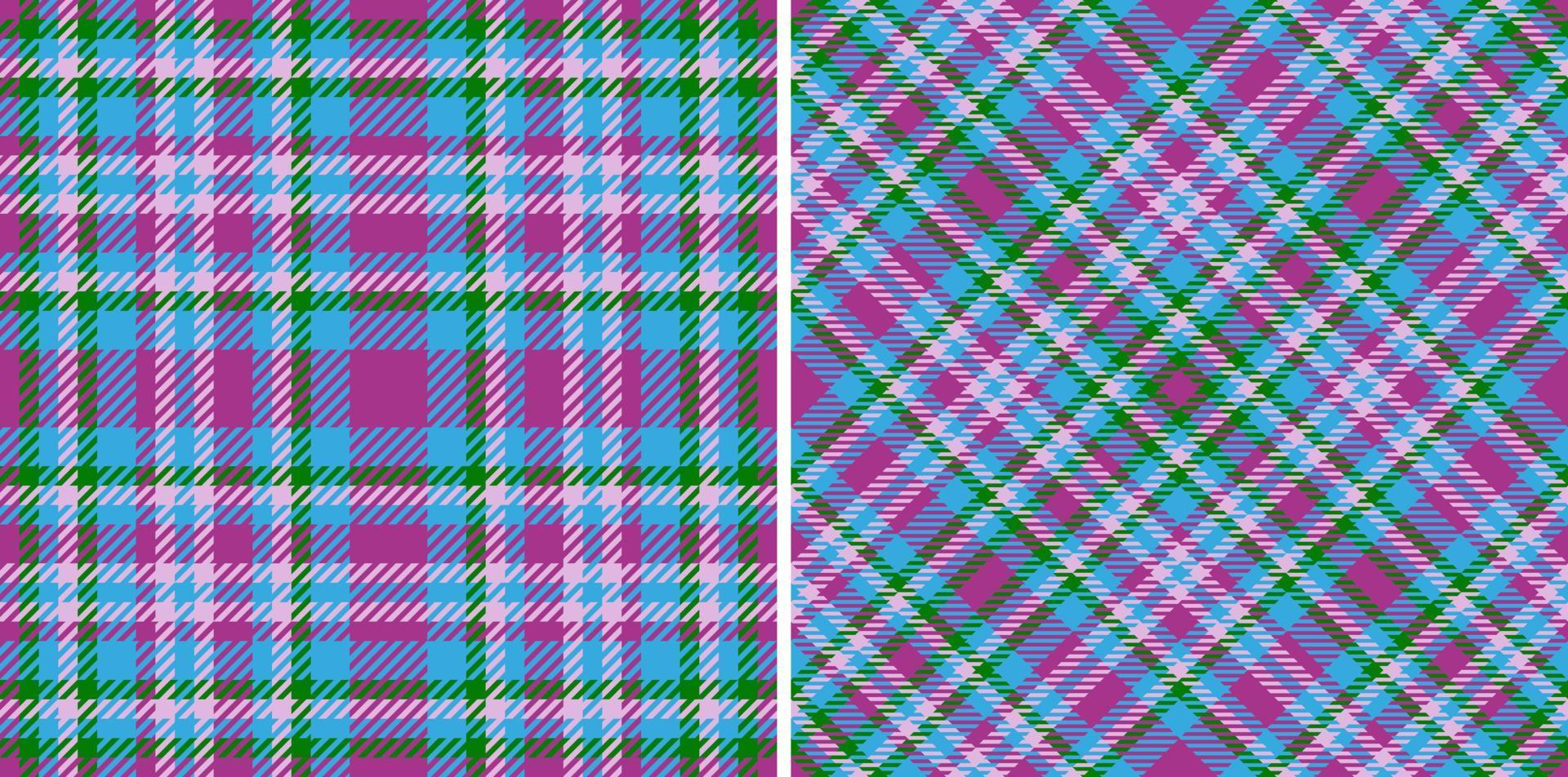 Stoff-Tartan-Textur. Überprüfen Sie das Vektorplaid. Textilhintergrundmuster nahtlos. vektor