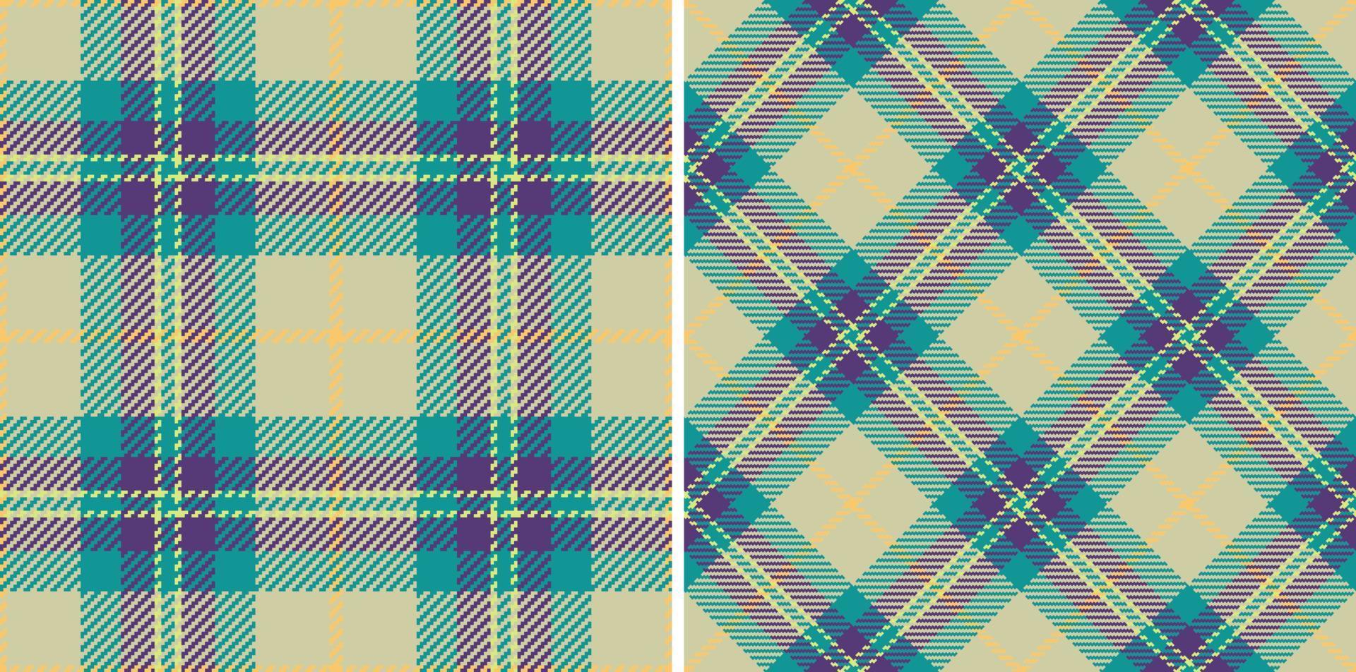 Textil mit Karomuster. nahtloser Texturstoff. karierter Vektor-Tartan-Hintergrund. vektor