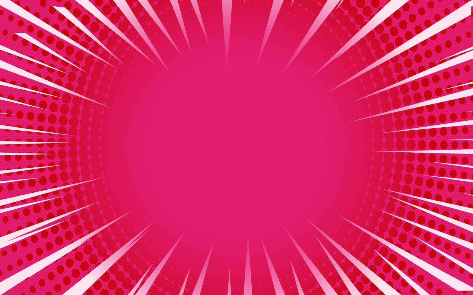 rosa komisk bakgrund retro vektor