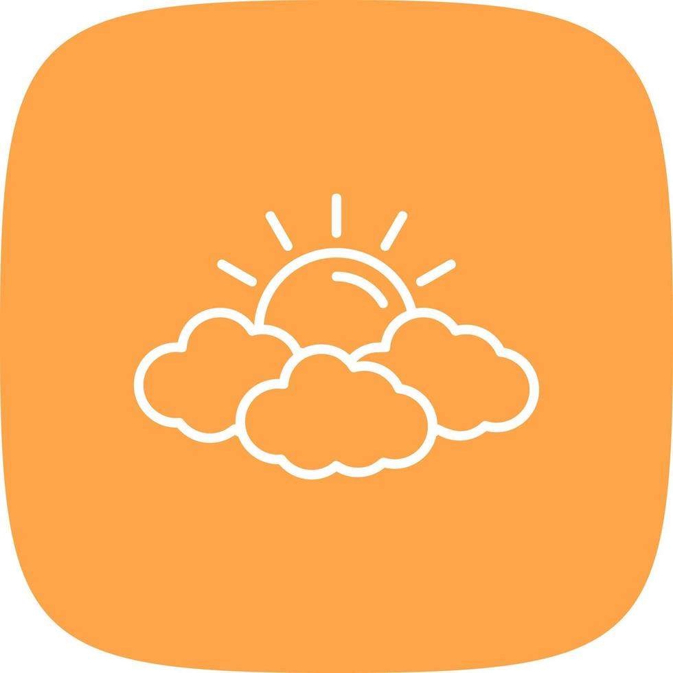 Wolken kreatives Icon-Design vektor