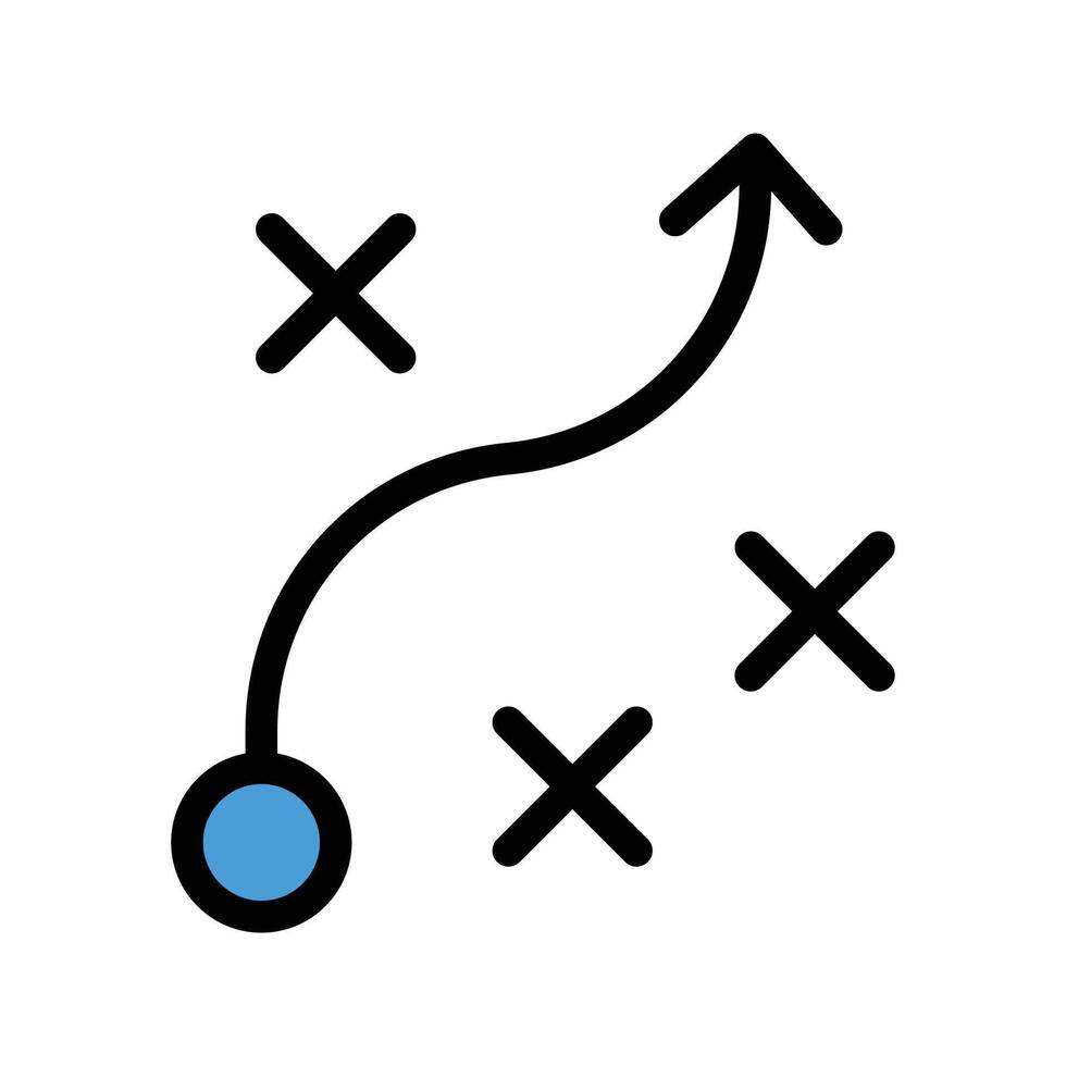 strategi vektorillustration på en background.premium kvalitet symbols.vector ikoner för koncept och grafisk design. vektor