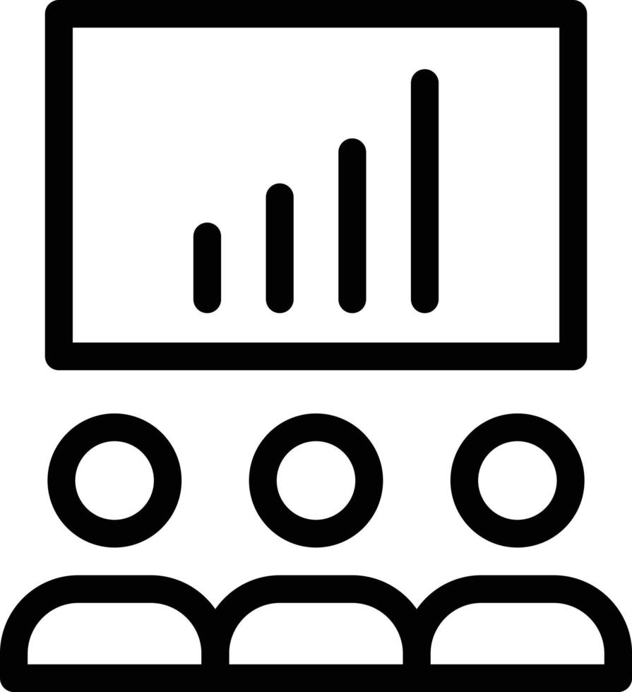 Präsentationsvektorillustration auf einem Hintergrund. Premium-Qualitätssymbole. Vektorsymbole für Konzept und Grafikdesign. vektor