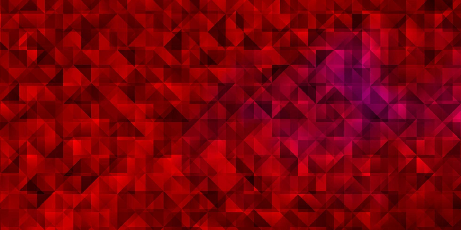 rotes Muster mit polygonalem Stil. vektor