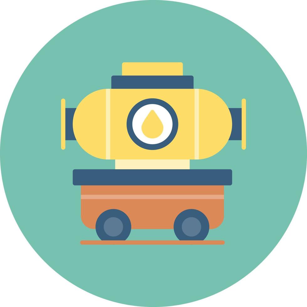 Tankwagen kreatives Icon-Design vektor