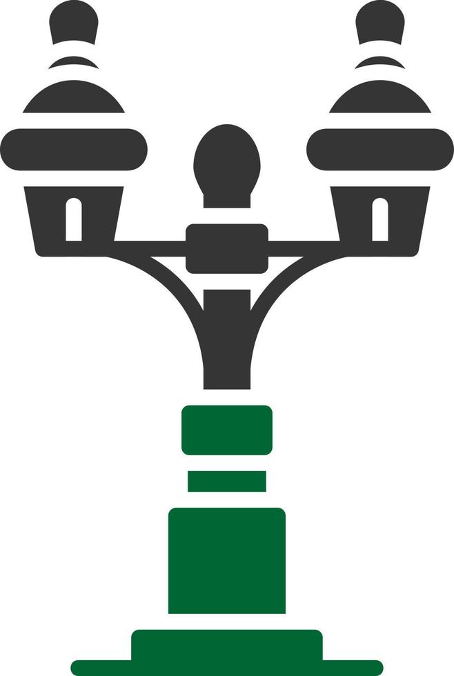 Straßenlaterne kreatives Icon-Design vektor