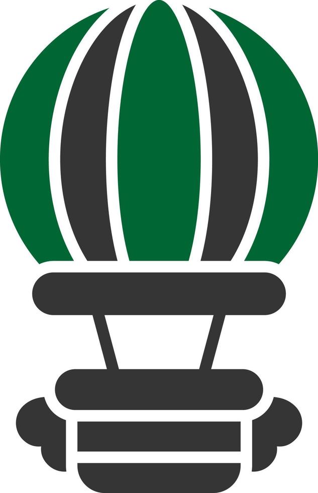 Heißluftballon kreatives Icon-Design vektor