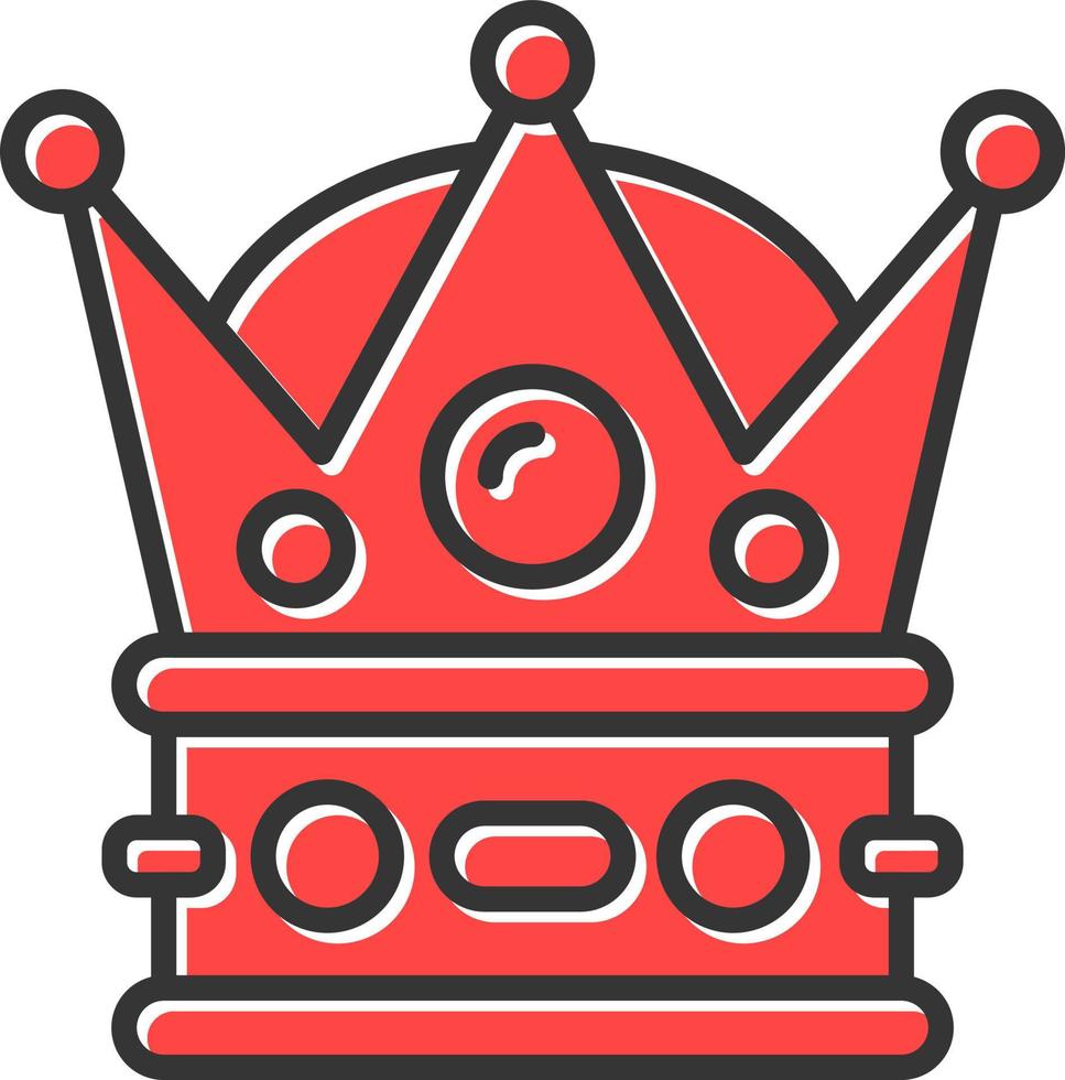 krona kreativ ikon design vektor