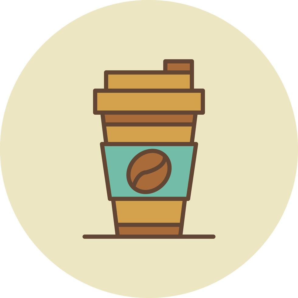 Kaffee kreatives Icon-Design vektor