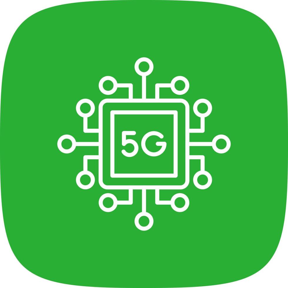 5g kreatives Icon-Design vektor