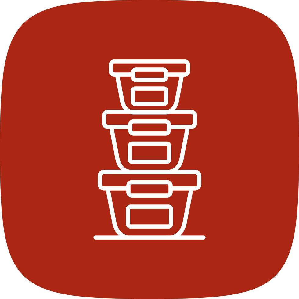 Container kreatives Icon-Design vektor