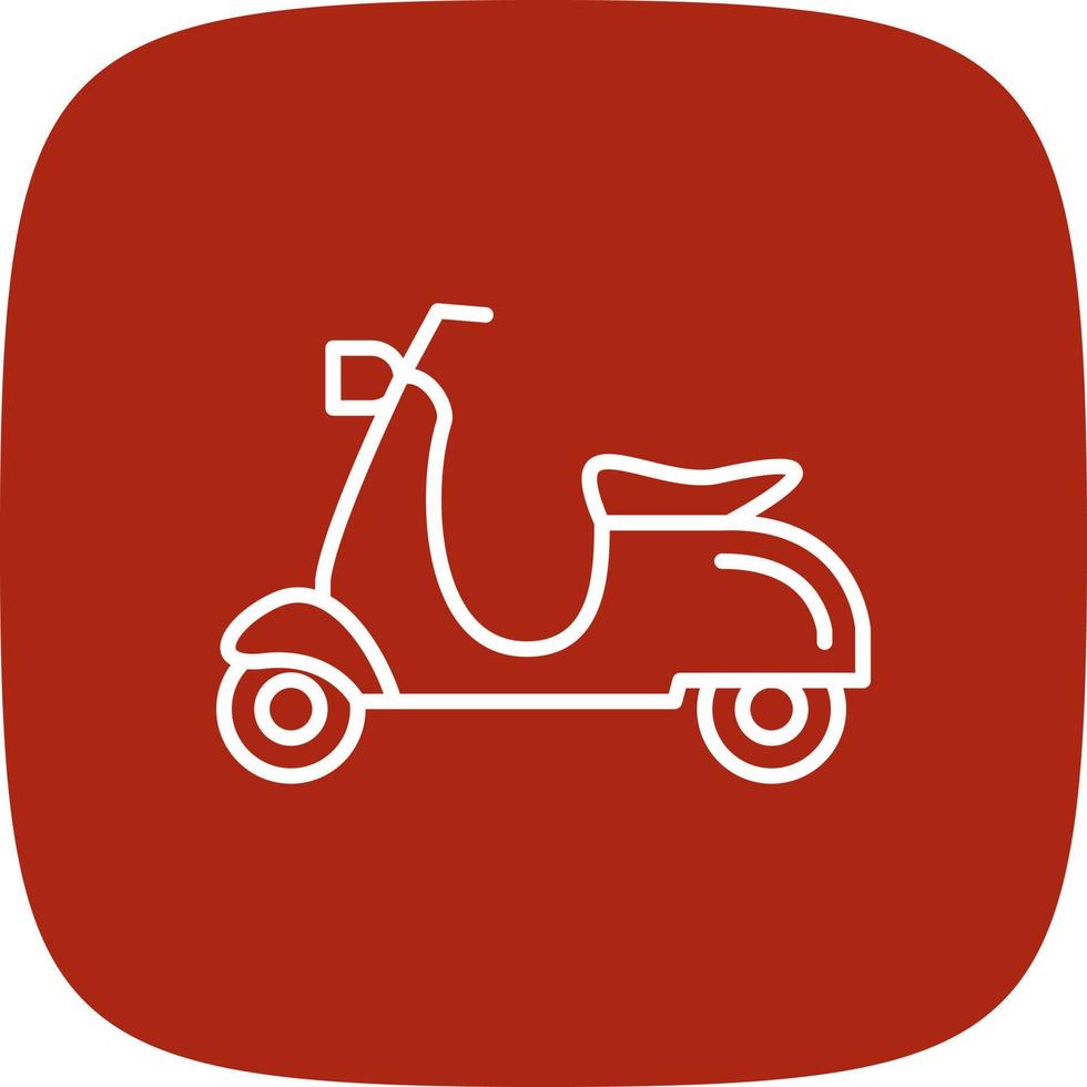 Scooter kreatives Icon-Design vektor