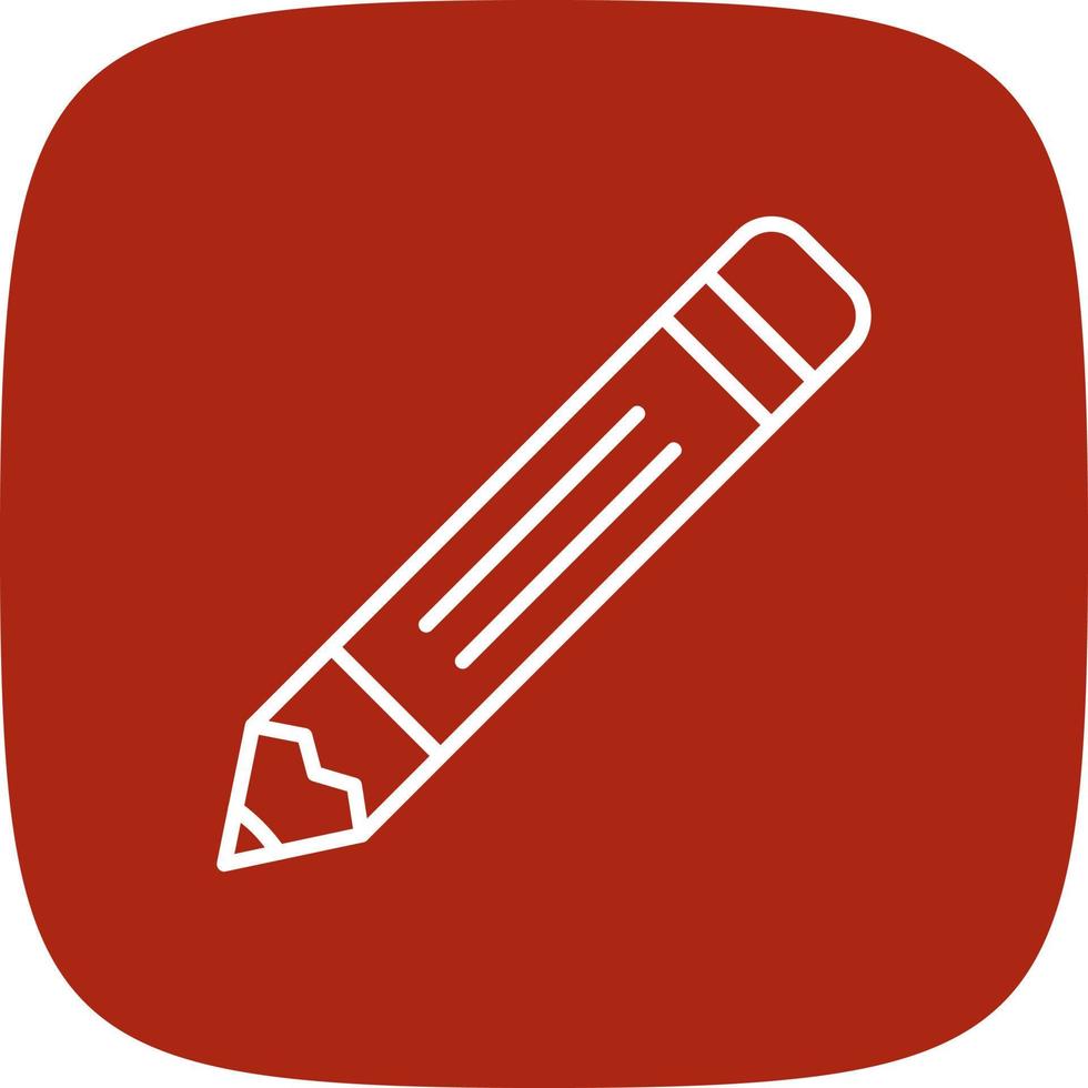 kreatives Icon-Design mit Bleistift vektor