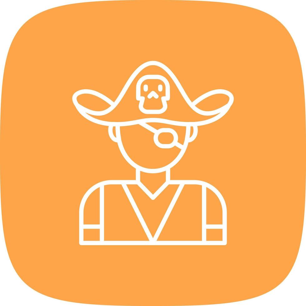 Piraten kreatives Icon-Design vektor