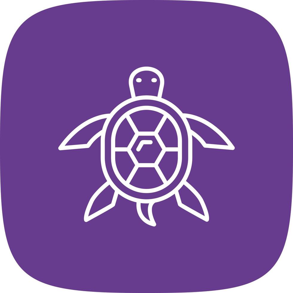 Schildkröte kreatives Icon-Design vektor