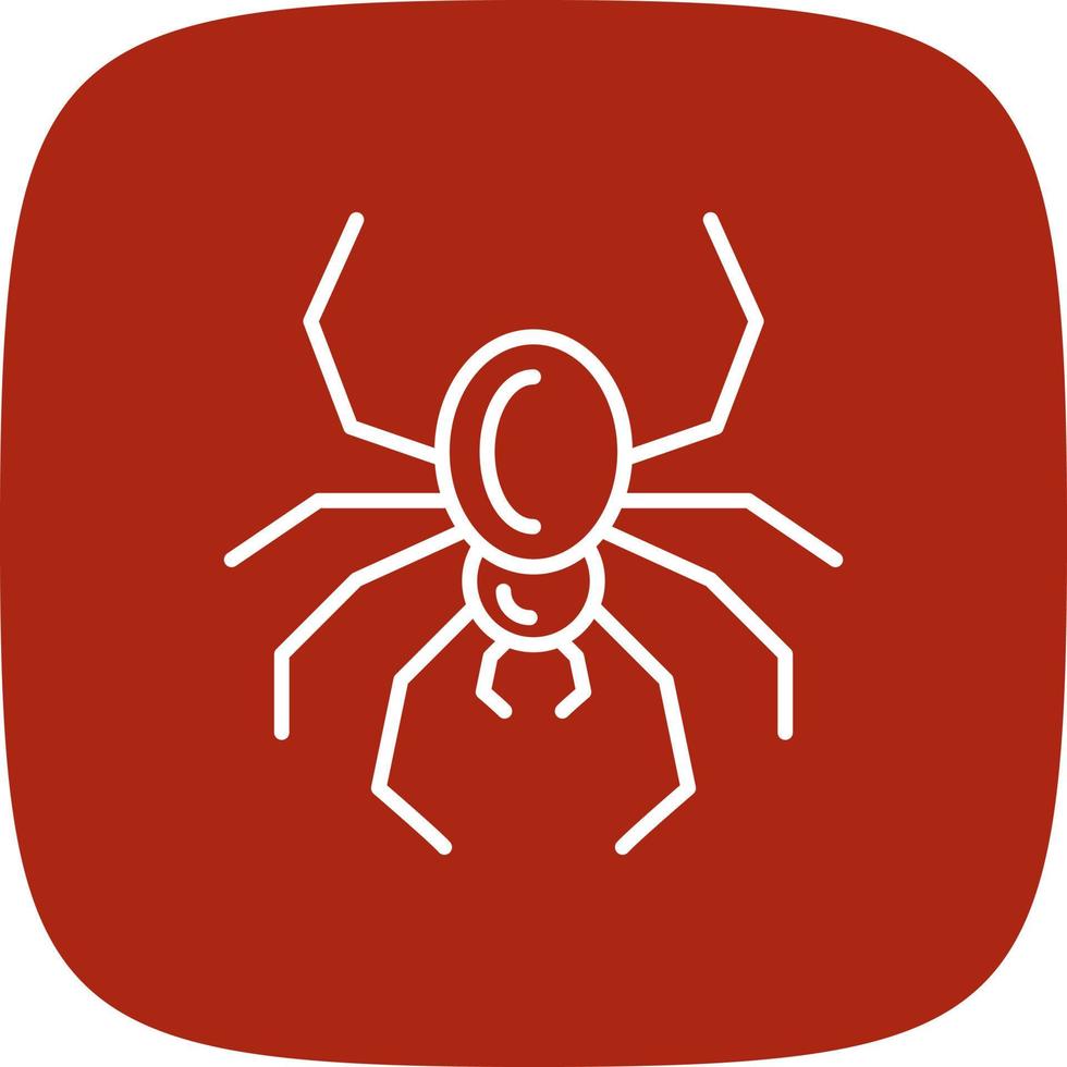 Spinne kreatives Icon-Design vektor