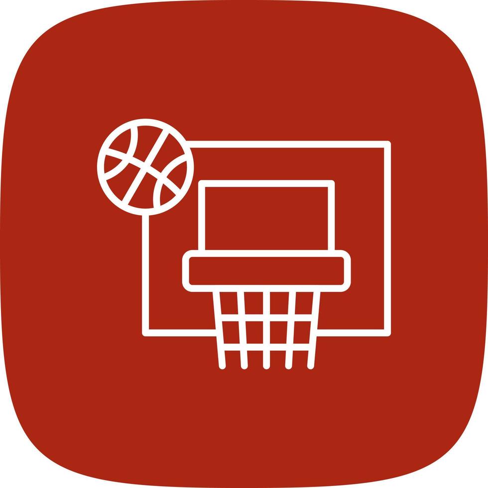 Basketball kreatives Icon-Design vektor