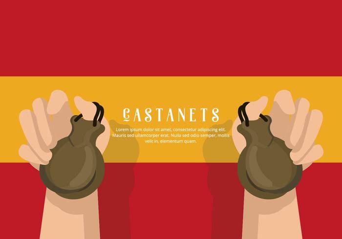 Castanets illustration vektor