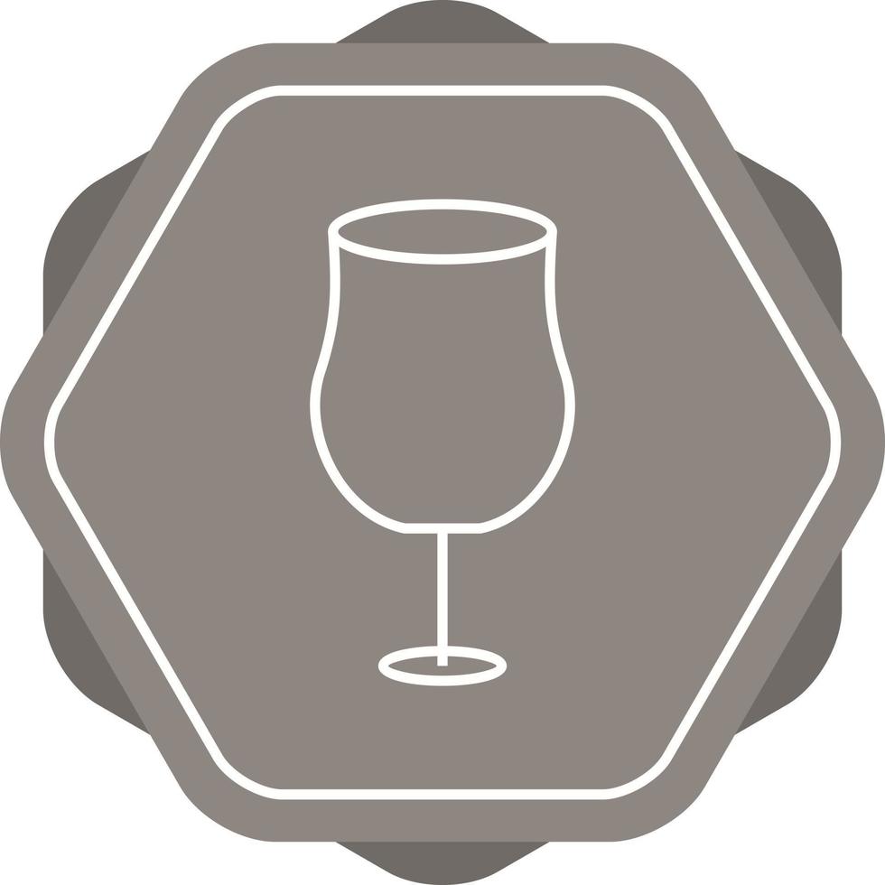 einzigartiges Symbol für die Cocktail-Vektorlinie vektor