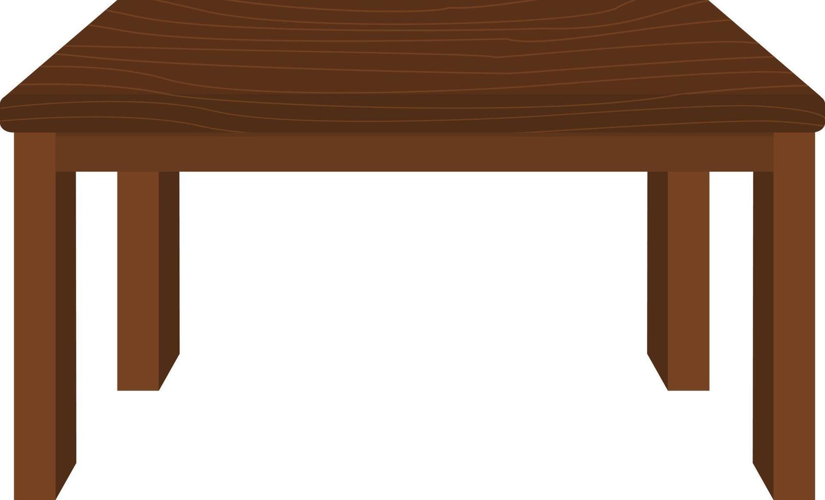 kostenlose Vektor-Holztischplatte auf isoliertem Hintergrund Tische Möbel aus Holz, Innenschreibtische aus Holz vektor