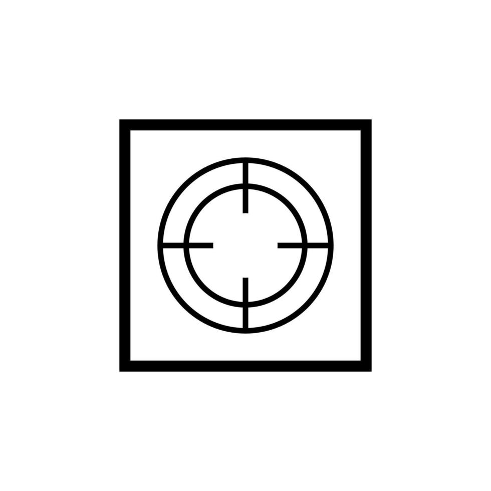 Zielsymbol-Vektordesign vektor