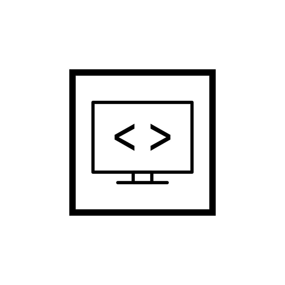 Programmiersprachen-Icon-Vektor-Design vektor