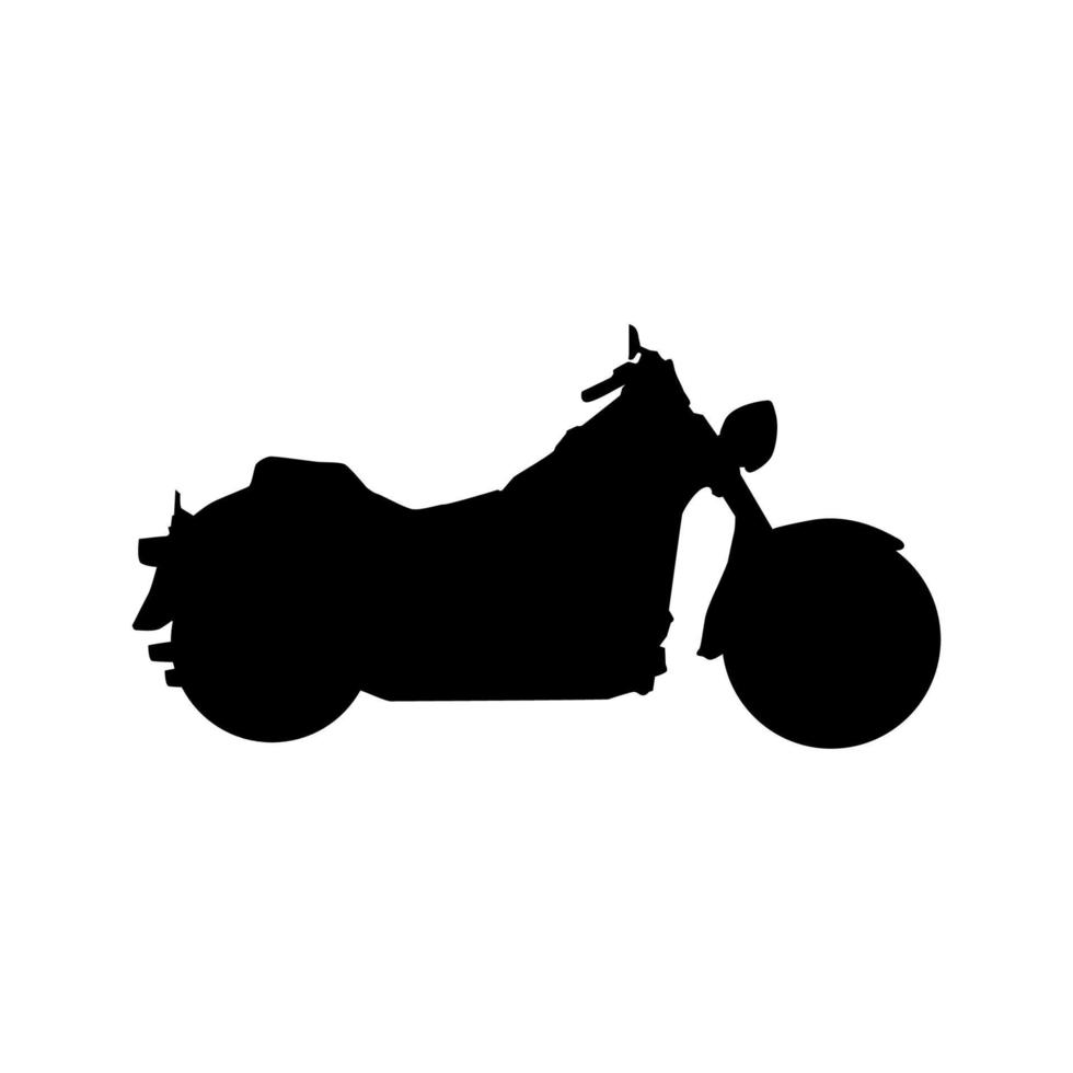 motorcykel siluett vektor design