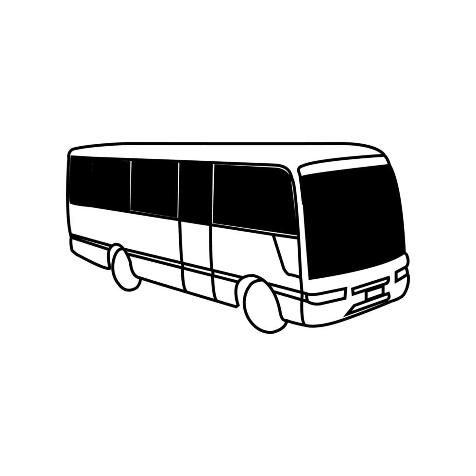 Bus-Vektor-Design vektor