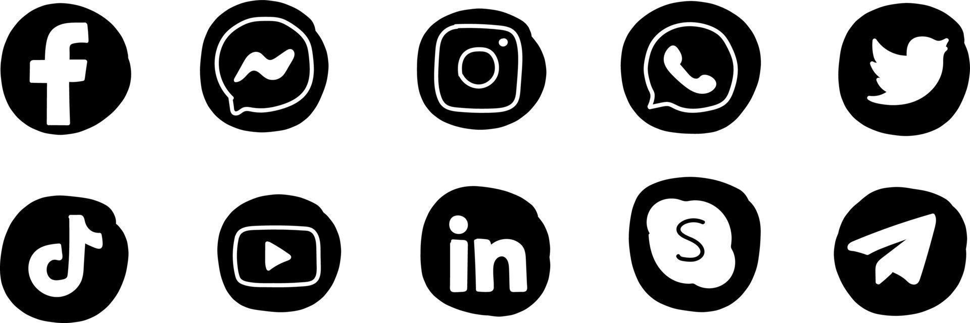 Social Media Logos vektor