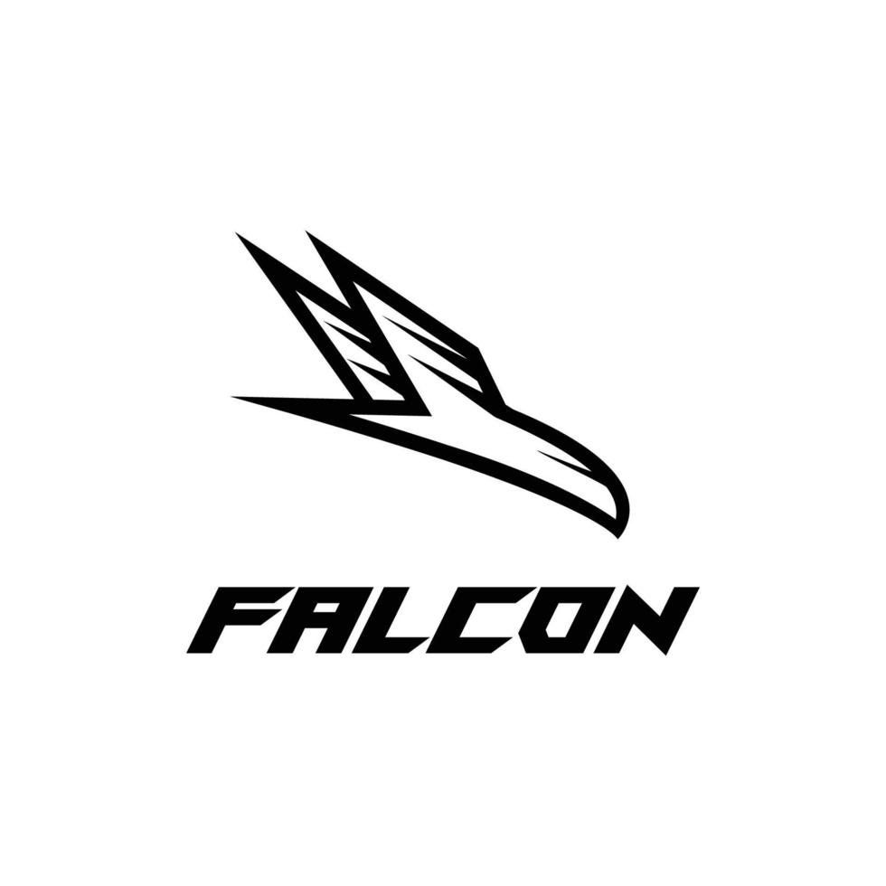 falk fågel logotyp vektor
