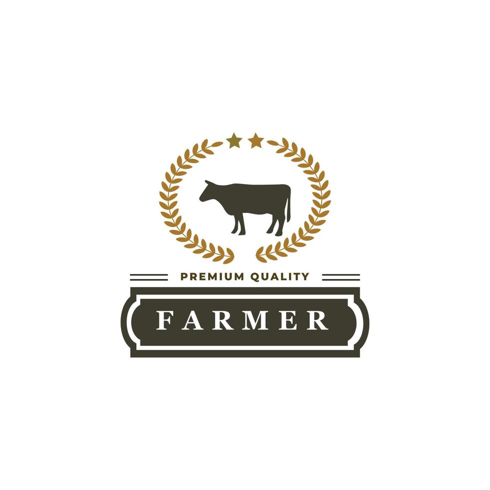 märken jordbrukare ko logotyp vektor