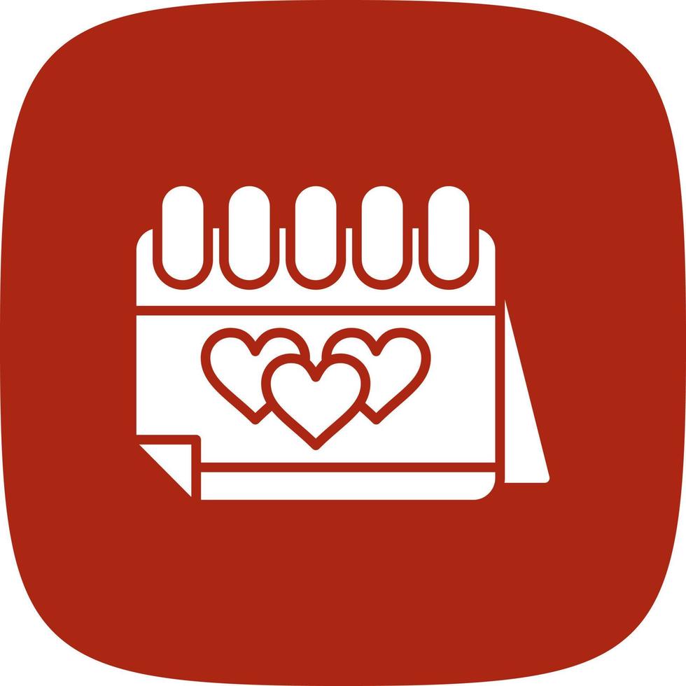 Hochzeitstag kreatives Icon-Design vektor