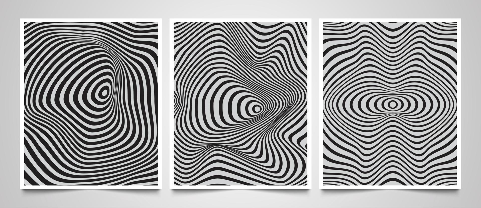 vektor modern flytande sömlös mönster av abstrakt vätska rader i de stil av tapet omslag mall.