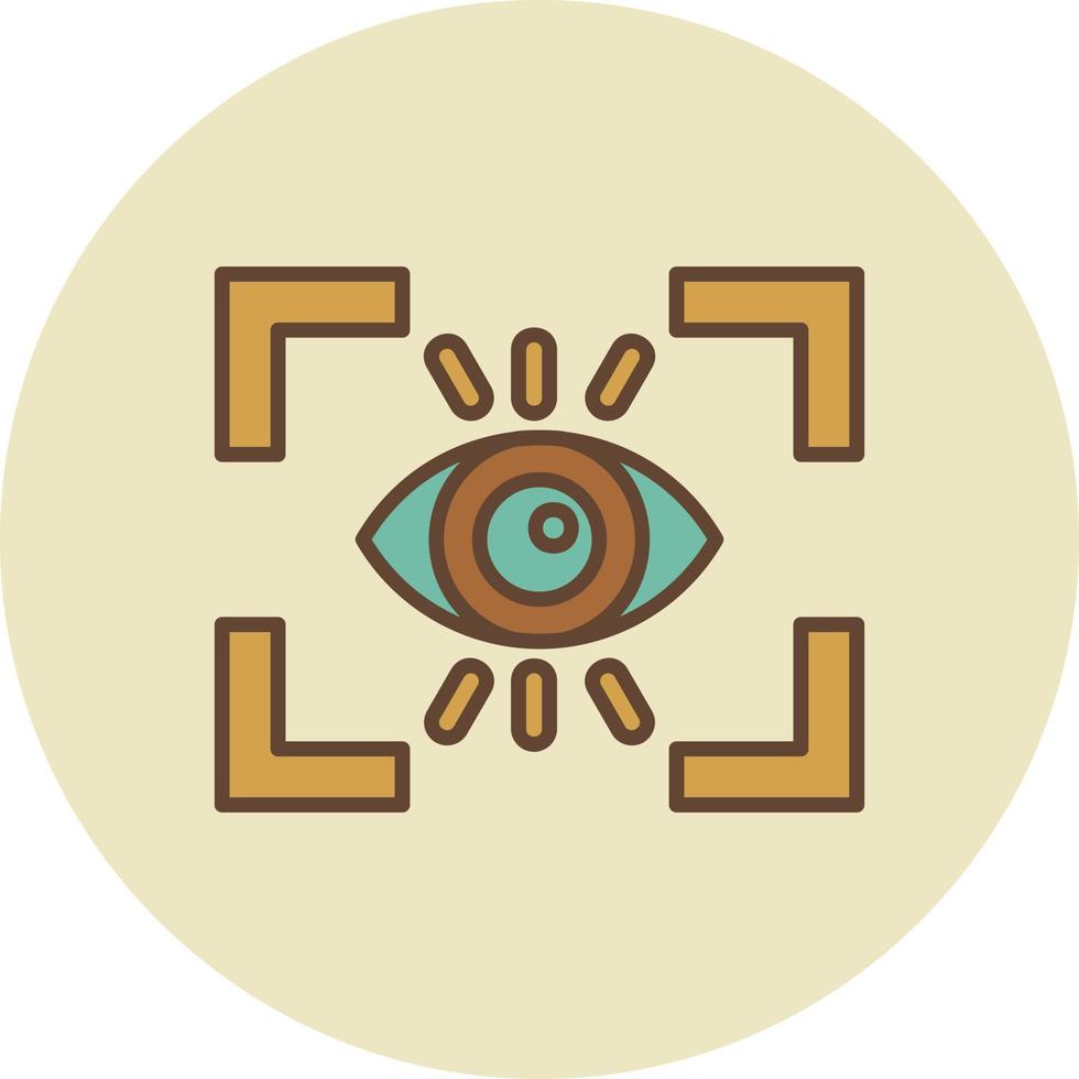 Auge kreatives Icon-Design vektor