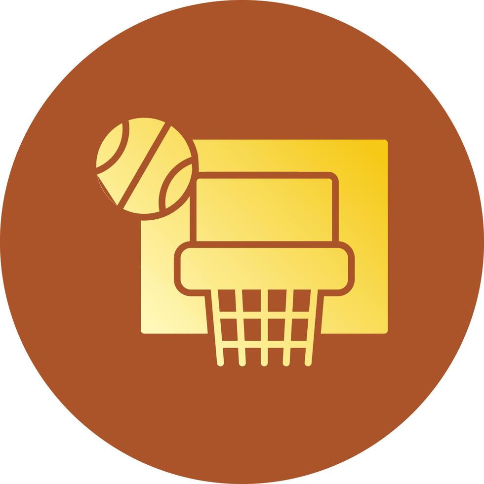 Basketball kreatives Icon-Design vektor