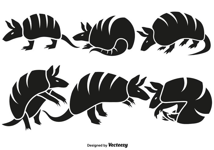 Vector Set Von Armadillo Icons