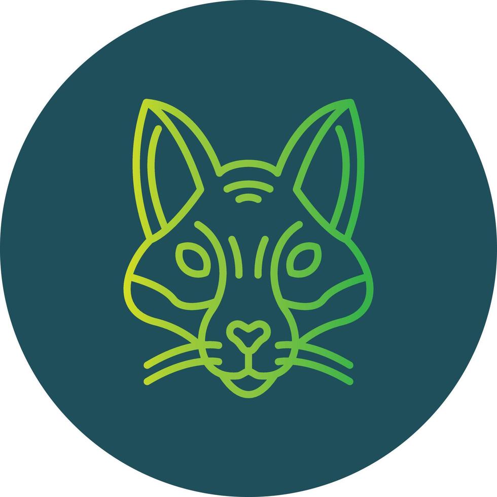 Fuchs kreatives Icon-Design vektor