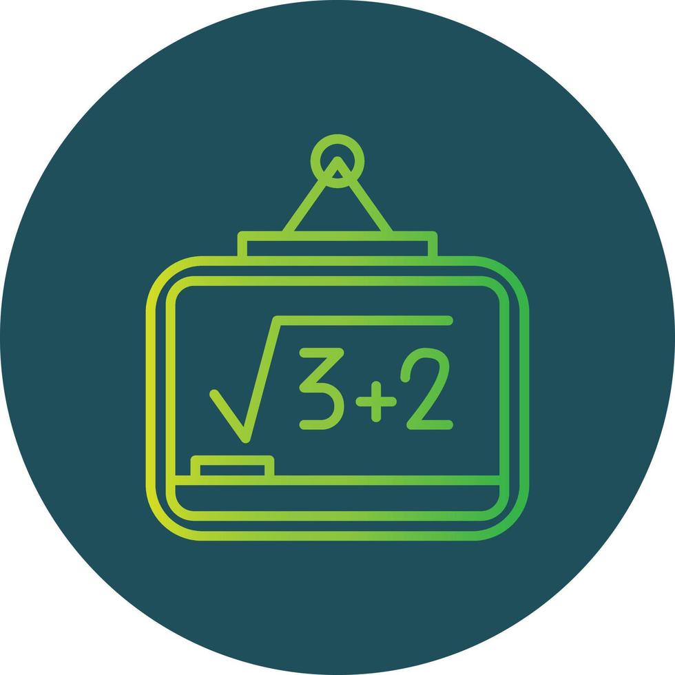 Whiteboard kreatives Icon-Design vektor