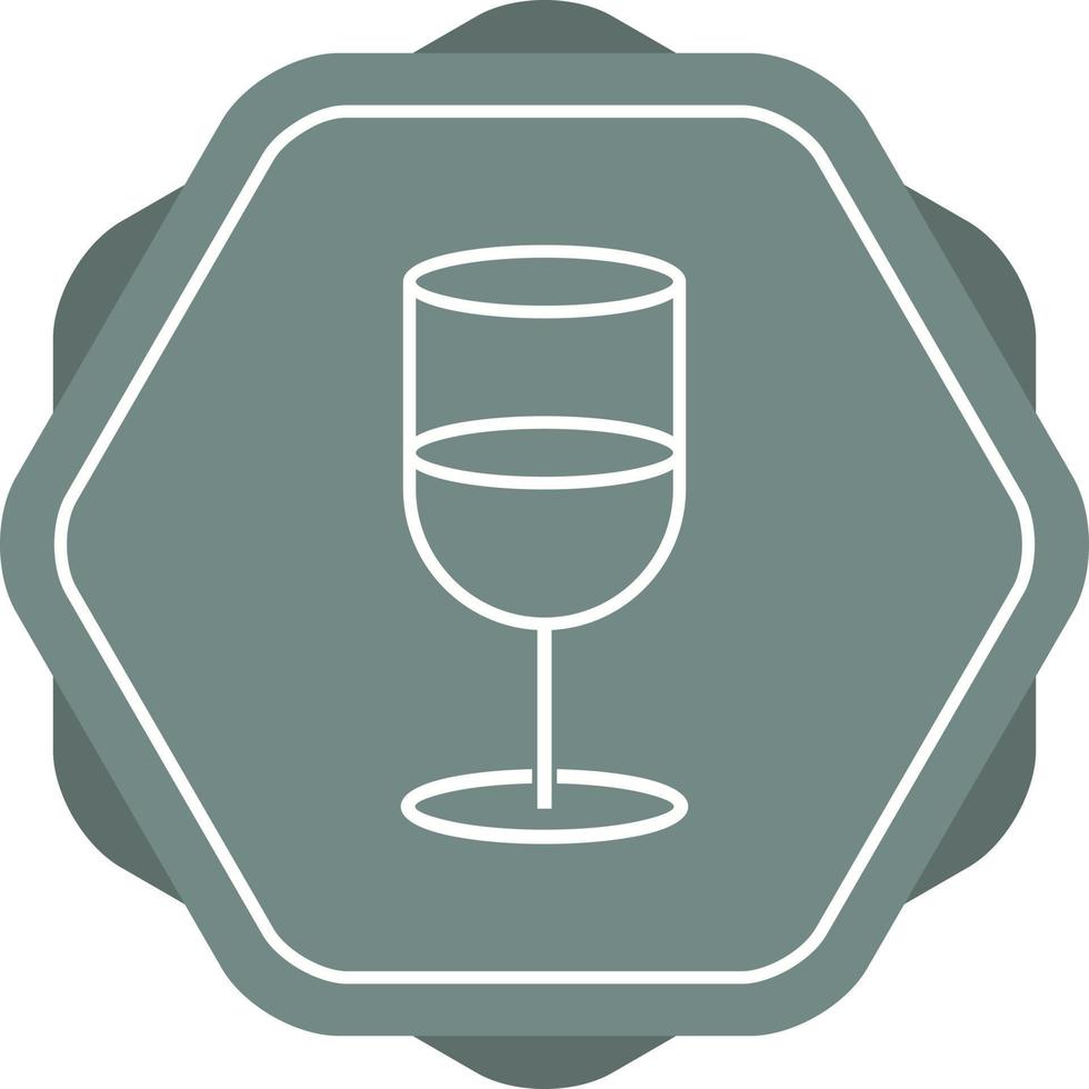 Einzigartiges Vektorliniensymbol für alkoholfreie Getränke vektor